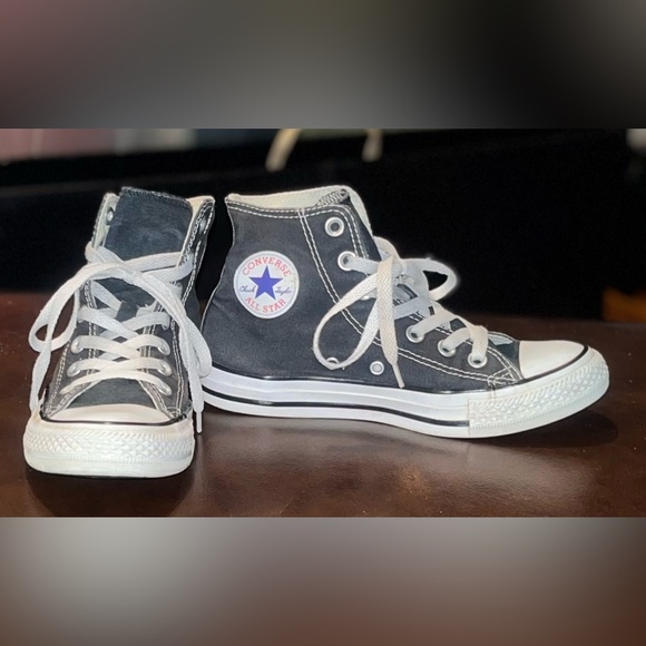 Converse Shoes - Converse Chuck Taylor All Star Hi Lace Up High Top Blue Sneakers women’s size 6